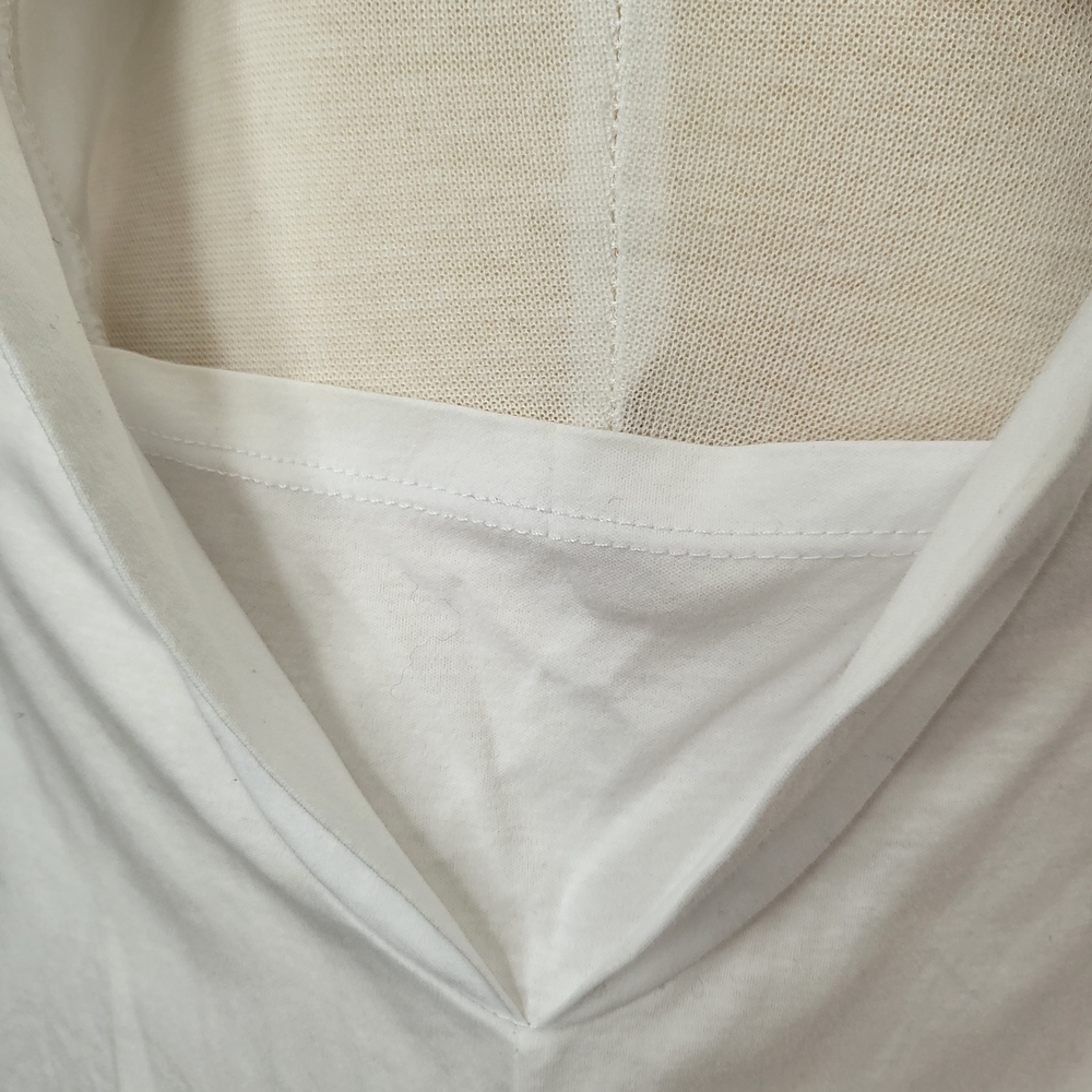 Scotch & Soda Relaxed-Fit Knotted White T-Shirt Small - Picture 4 of 10